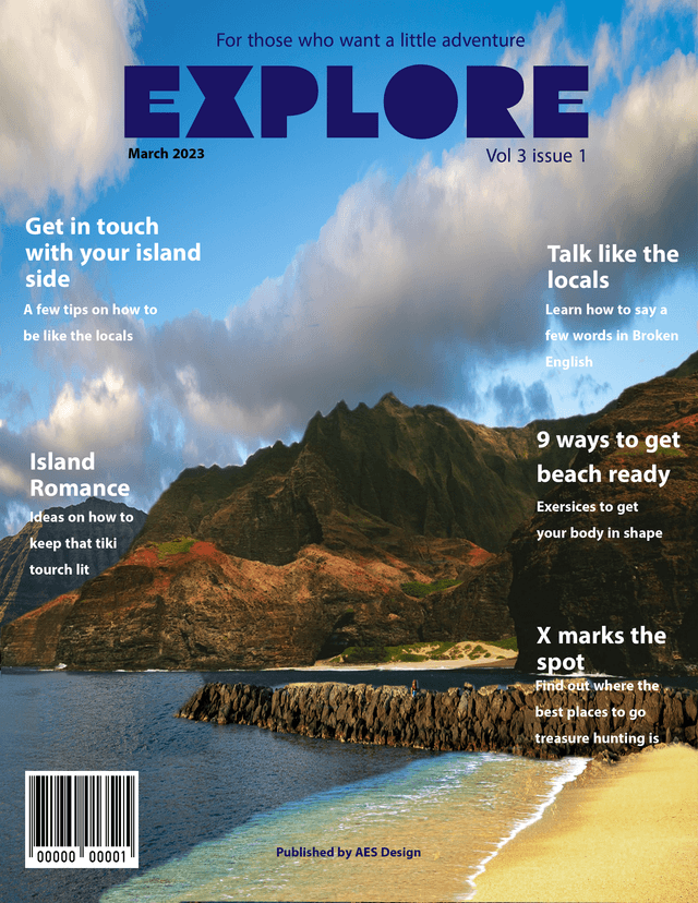 This is my first magazine cover